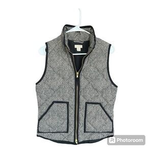 J Crew Herringbone Excursion Vest